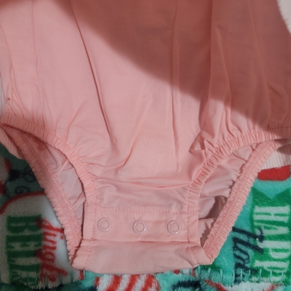 Carter's Pink Stripe Bunny Baby Girl Dress Size 6 Months - Picture 4 of 5